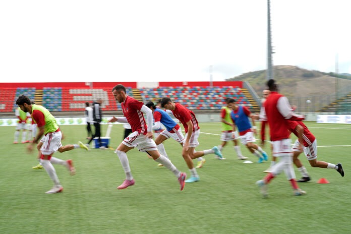 Allenamento teramo calcio